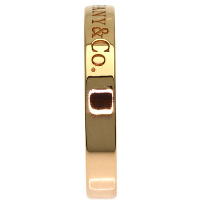 TIFFANY&Co. Flat band Ring K18 Pink Gold Ladies [Used]