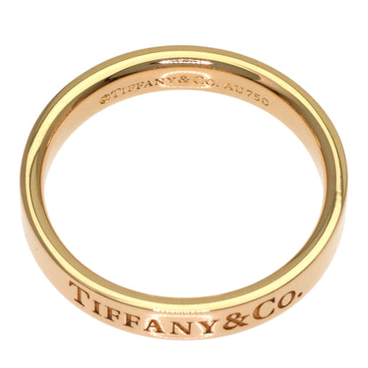 TIFFANY&Co. Flat band Ring K18 Pink Gold Ladies [Used]