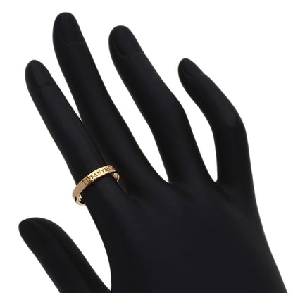 TIFFANY&Co. Flat band Ring K18 Pink Gold Ladies [Used]