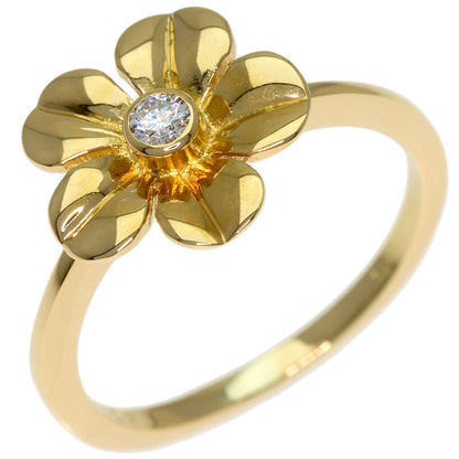 TIFFANY&Co. Flower Diamond Ring K18 Yellow Gold Ladies [Used]