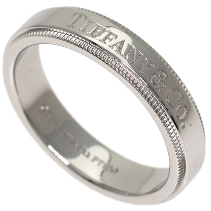 TIFFANY&Co. Milgrain Ring Platinum PT950 Ladies [Used]