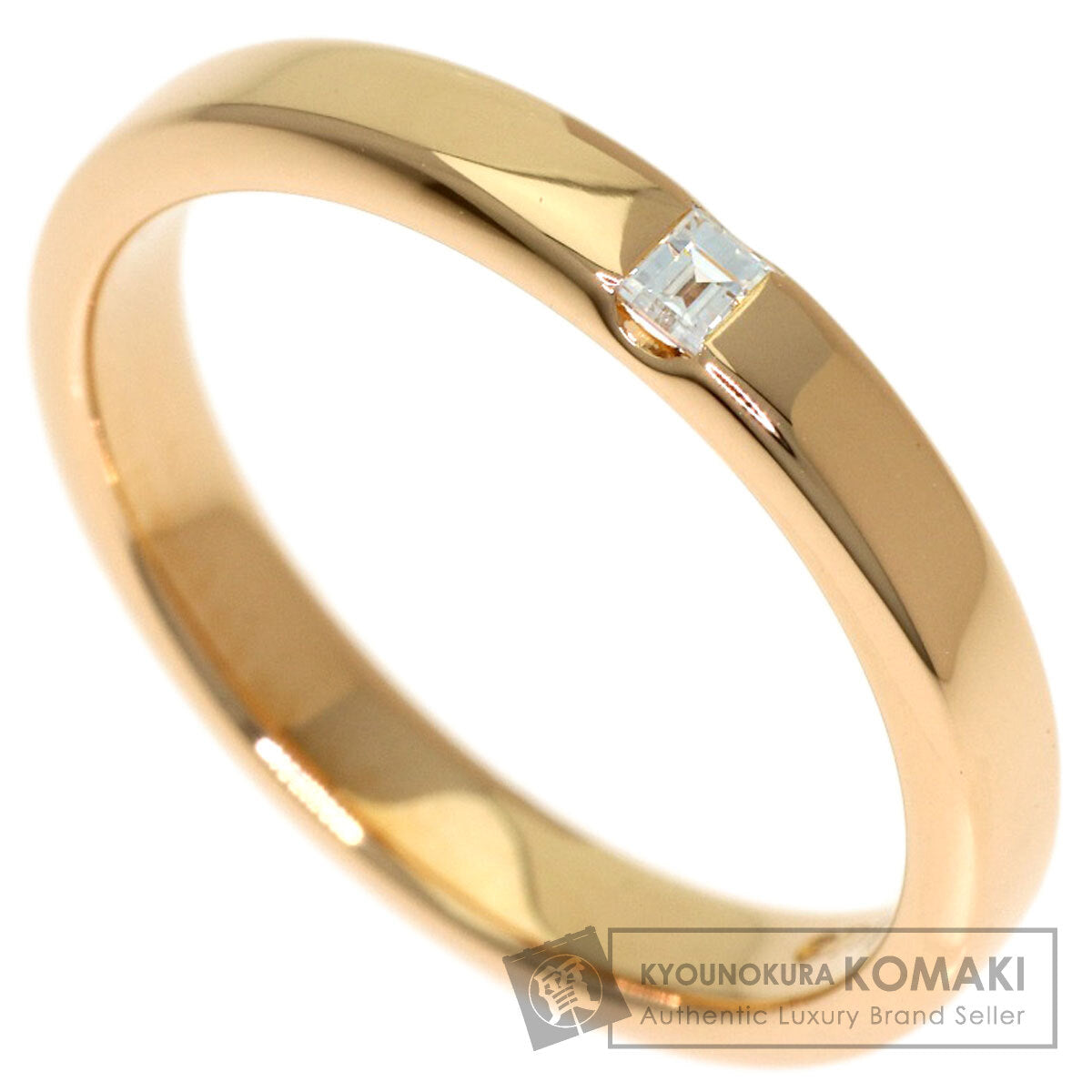 TIFFANY&Co. Diamond Ring K18 Pink Gold Ladies [Used]