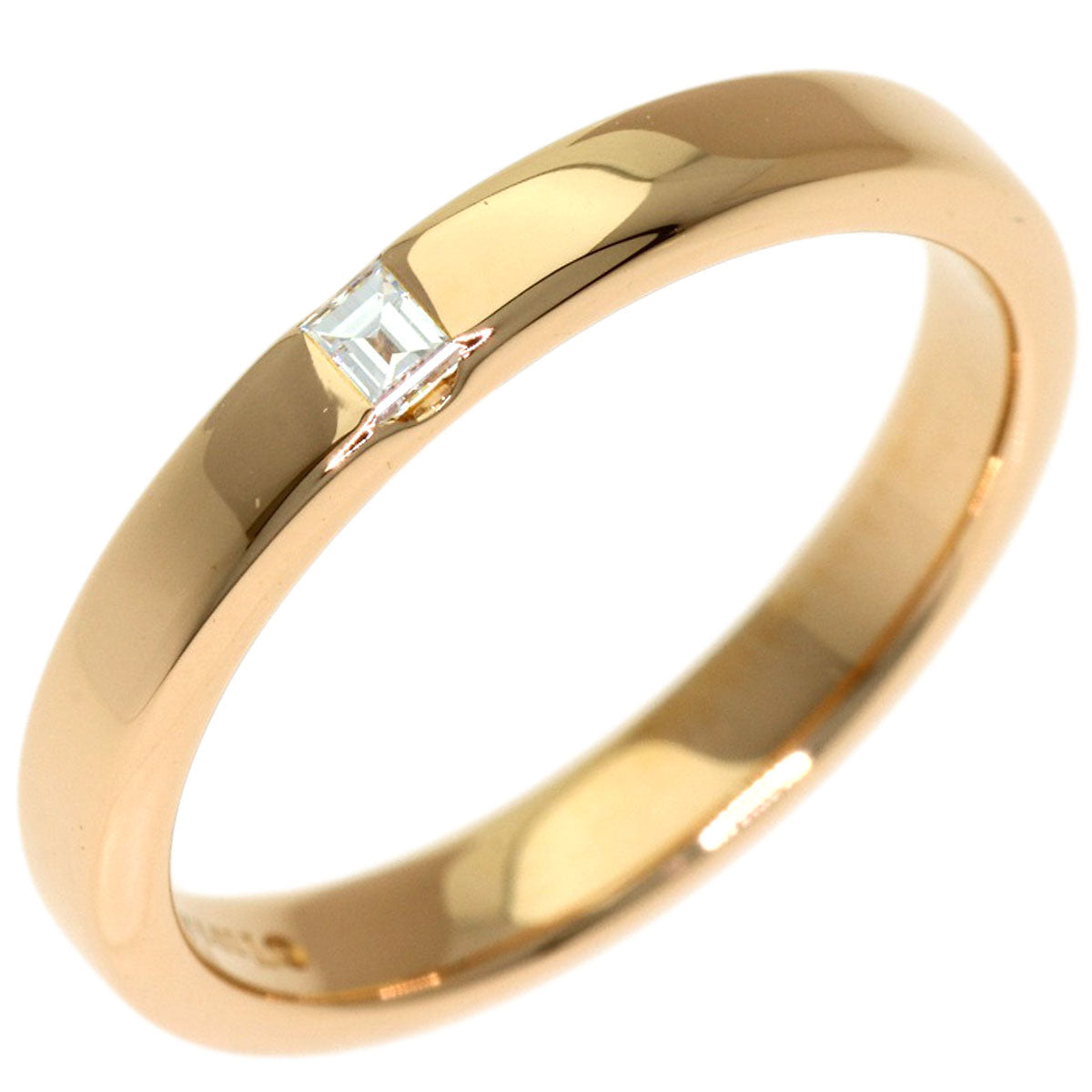 TIFFANY&Co. Diamond Ring K18 Pink Gold Ladies [Used]