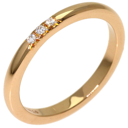 TIFFANY&Co. Forever 3P Diamond Ring K18 Pink Gold Ladies [Used]