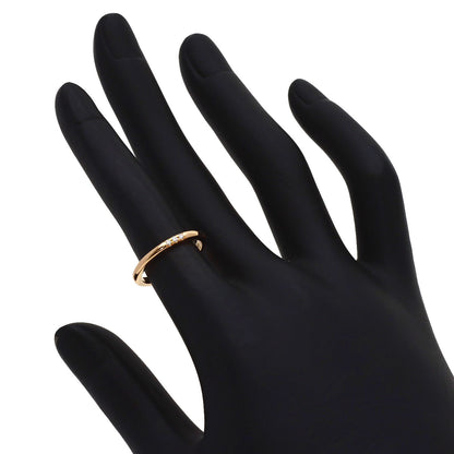 TIFFANY&Co. Forever 3P Diamond Ring K18 Pink Gold Ladies [Used]
