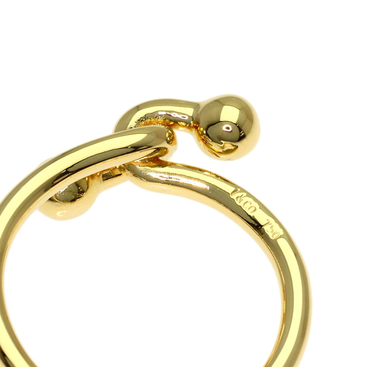 TIFFANY&Co. Love knot Ring K18 Yellow Gold Ladies [Used]