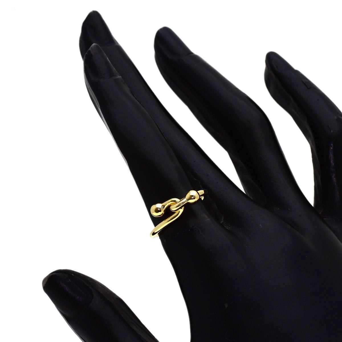 TIFFANY&Co. Love knot Ring K18 Yellow Gold Ladies [Used]