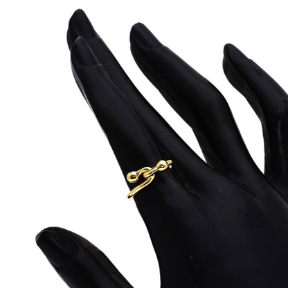 TIFFANY&Co. Love knot Ring K18 Yellow Gold Ladies [Used]