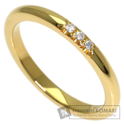 TIFFANY&Co. Forever 3P Diamond Ring K18 Yellow Gold Ladies [Used]
