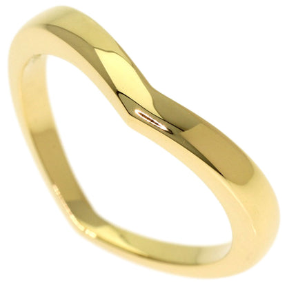 TIFFANY&Co. V band Ring K18 Yellow Gold Ladies [Used]