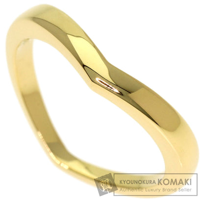 TIFFANY&Co. V band Ring K18 Yellow Gold Ladies [Used]