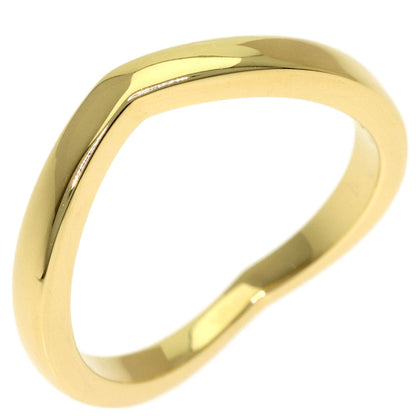 TIFFANY&Co. V band Ring K18 Yellow Gold Ladies [Used]
