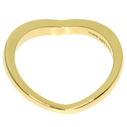 TIFFANY&Co. V band Ring K18 Yellow Gold Ladies [Used]