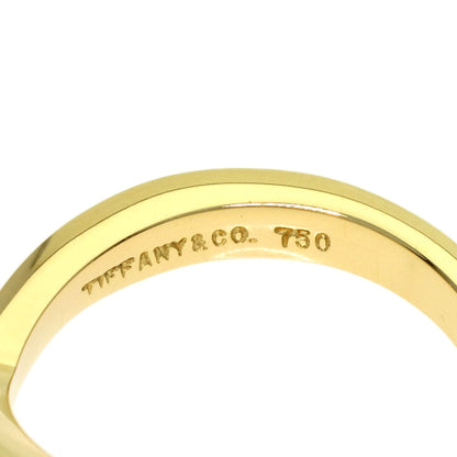 TIFFANY&Co. V band Ring K18 Yellow Gold Ladies [Used]