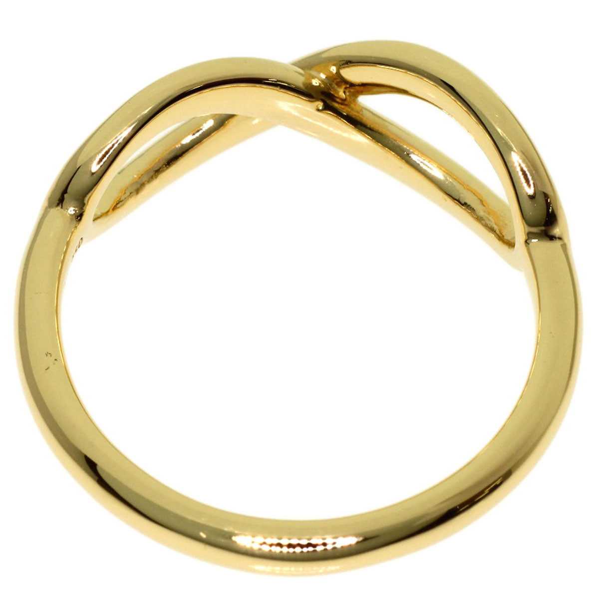 TIFFANY&Co. Infinity Ring K18 Yellow Gold Ladies [Used]