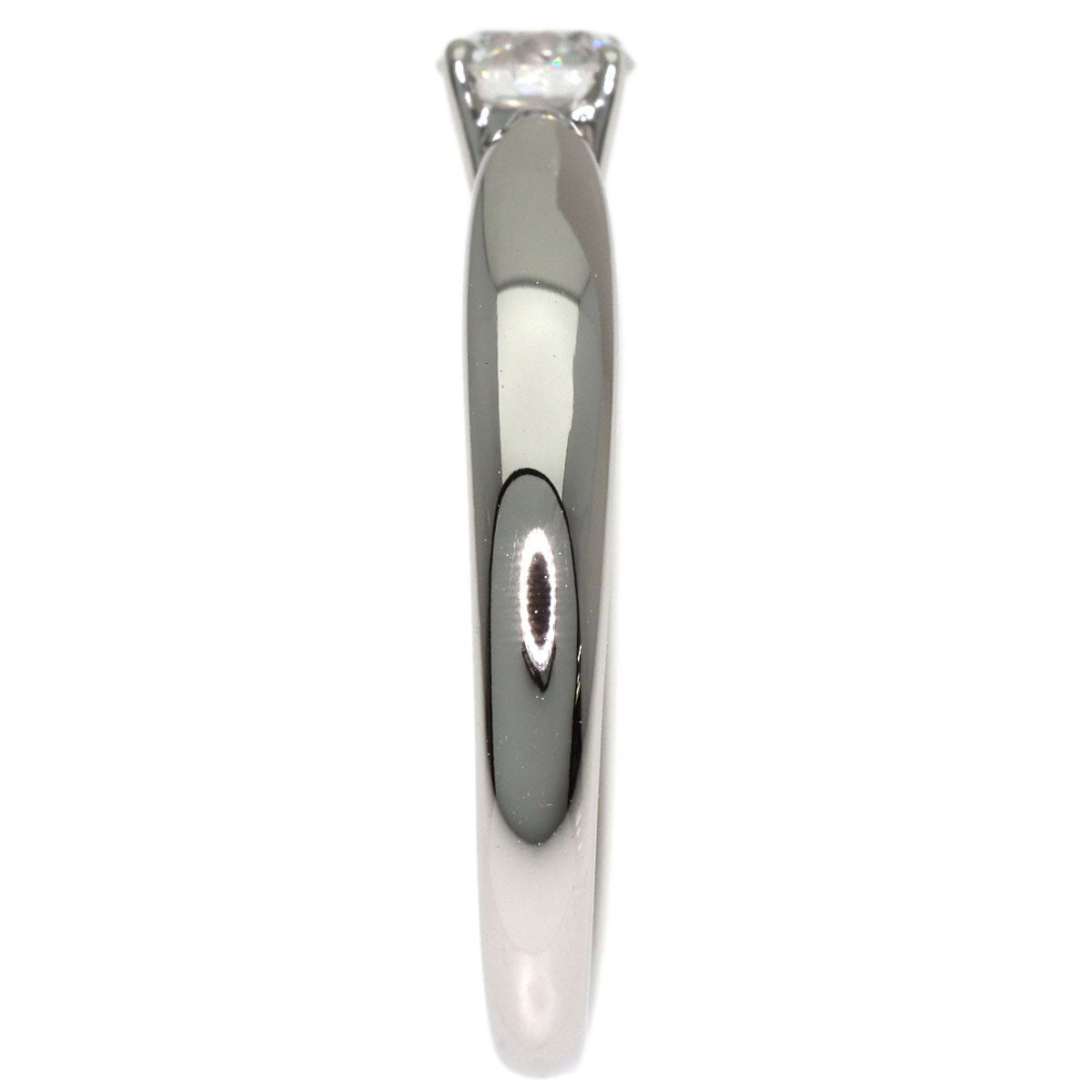 TIFFANY&Co. Solitaire Harmony Ring Platinum PT950 Ladies [Used]