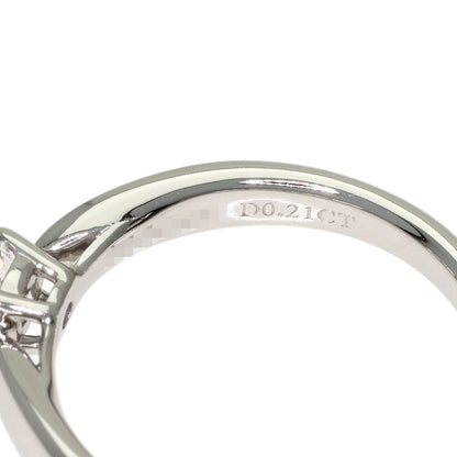 TIFFANY&Co. Solitaire Harmony Ring Platinum PT950 Ladies [Used]