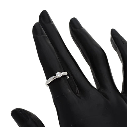 TIFFANY&Co. Solitaire Harmony Ring Platinum PT950 Ladies [Used]