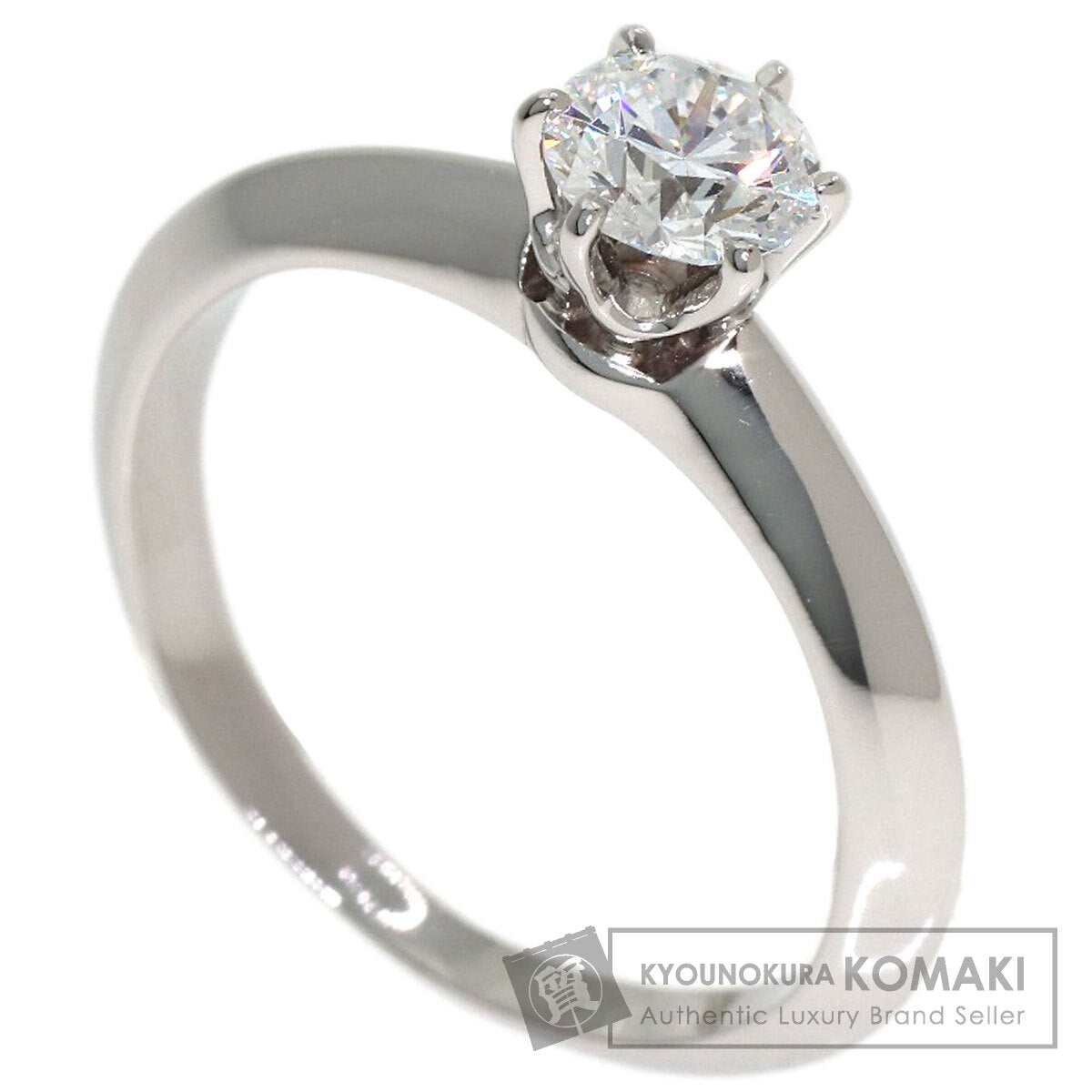 TIFFANY&Co. Solitaire Diamond Ring Platinum Ladies [Used]