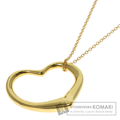 TIFFANY&Co. Open heart Necklace K18 Yellow Gold Ladies [Used]
