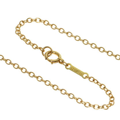 TIFFANY&Co. Open heart Necklace K18 Yellow Gold Ladies [Used]
