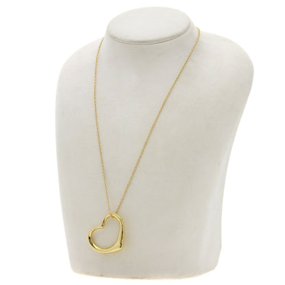 TIFFANY&Co. Open heart Necklace K18 Yellow Gold Ladies [Used]