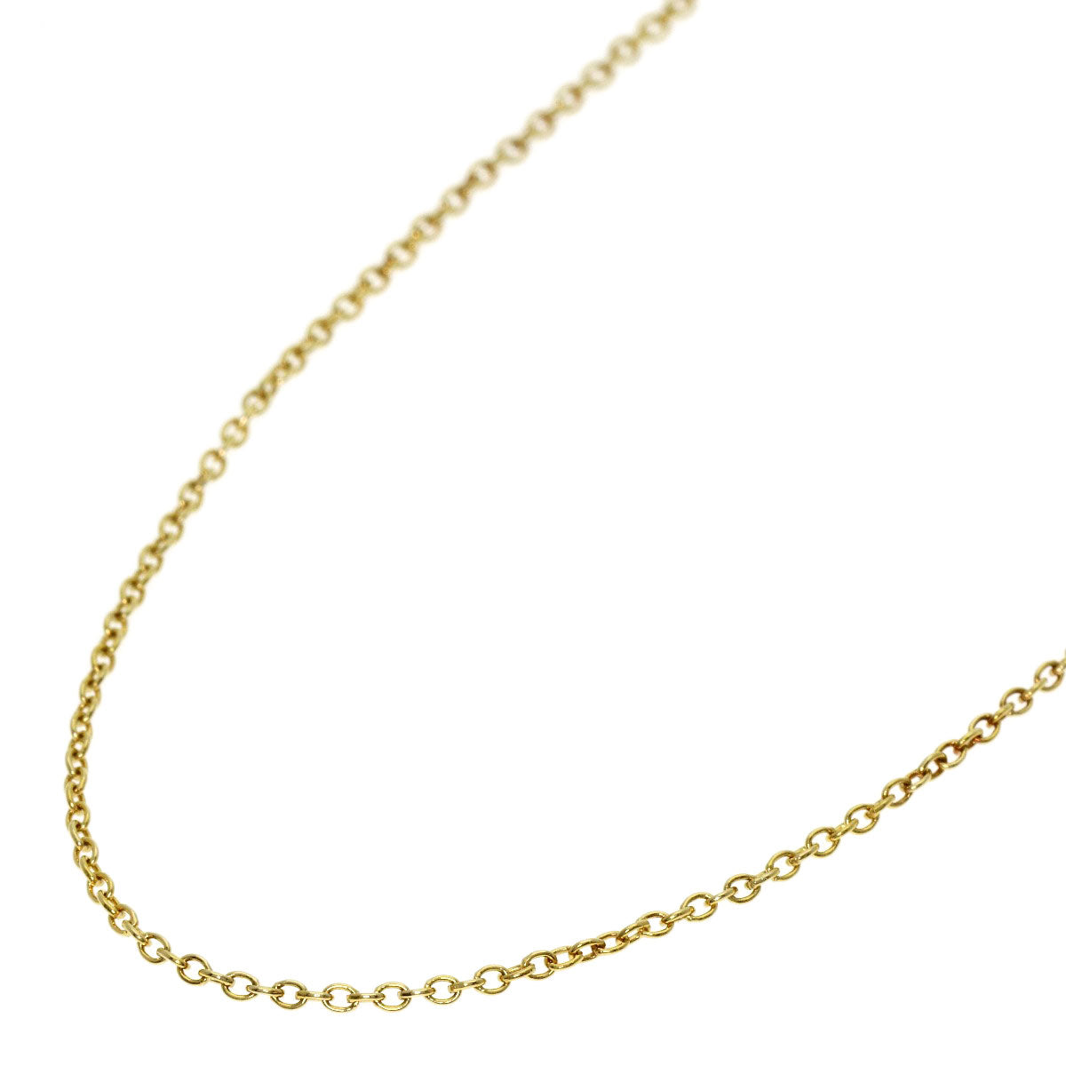 TIFFANY&Co. Chain 15.7" Necklace K18 Yellow Gold Ladies [Used]
