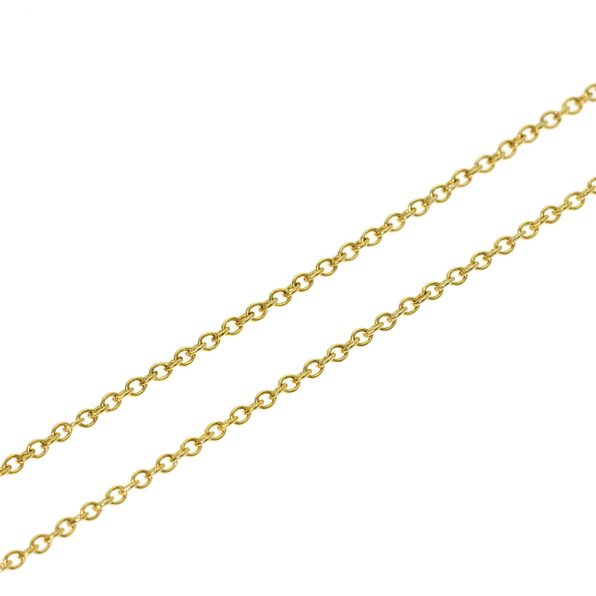 TIFFANY&Co. Chain 15.7" Necklace K18 Yellow Gold Ladies [Used]