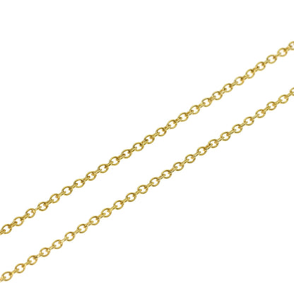 TIFFANY&Co. Chain 15.7" Necklace K18 Yellow Gold Ladies [Used]