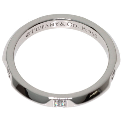 TIFFANY&Co. True Band Diamond Ring Platinum PT950 Ladies [Used]