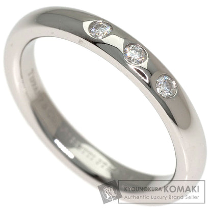 TIFFANY&Co. Wedding 3P Diamond Ring Platinum PT950 Ladies [Used]