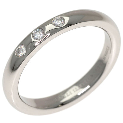 TIFFANY&Co. Wedding 3P Diamond Ring Platinum PT950 Ladies [Used]