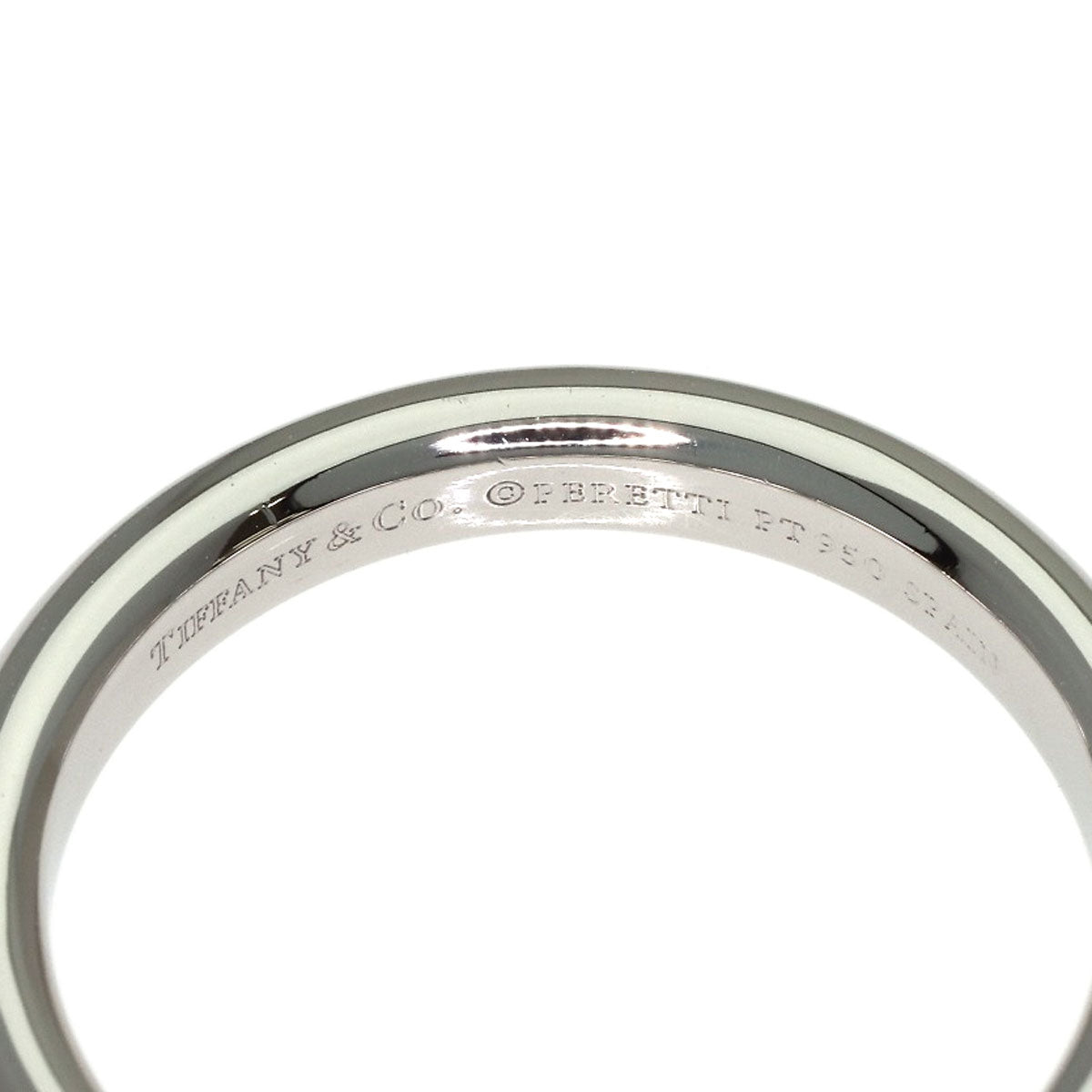 TIFFANY&Co. Wedding 3P Diamond Ring Platinum PT950 Ladies [Used]