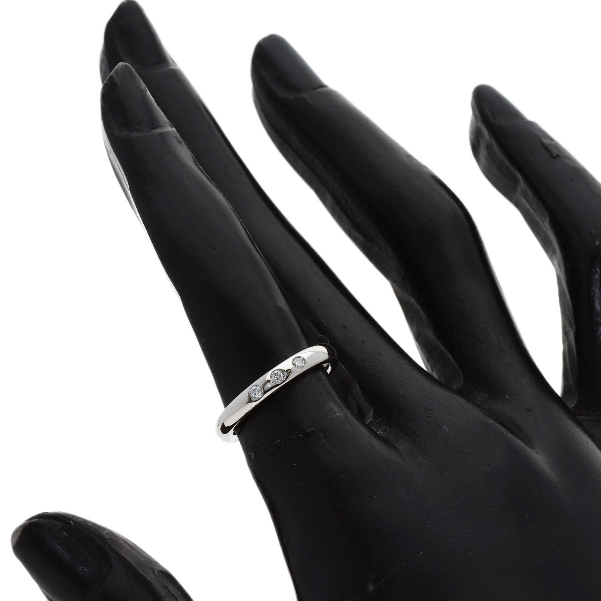 TIFFANY&Co. Wedding 3P Diamond Ring Platinum PT950 Ladies [Used]