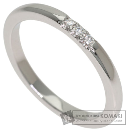 TIFFANY&Co. Forever 3P Diamond Ring Platinum PT950 Ladies [Used]