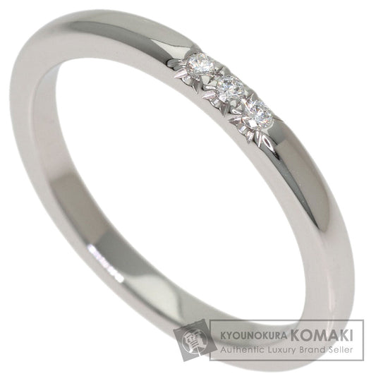 TIFFANY&Co. Forever 3P Diamond Ring Platinum PT950 Ladies [Used]