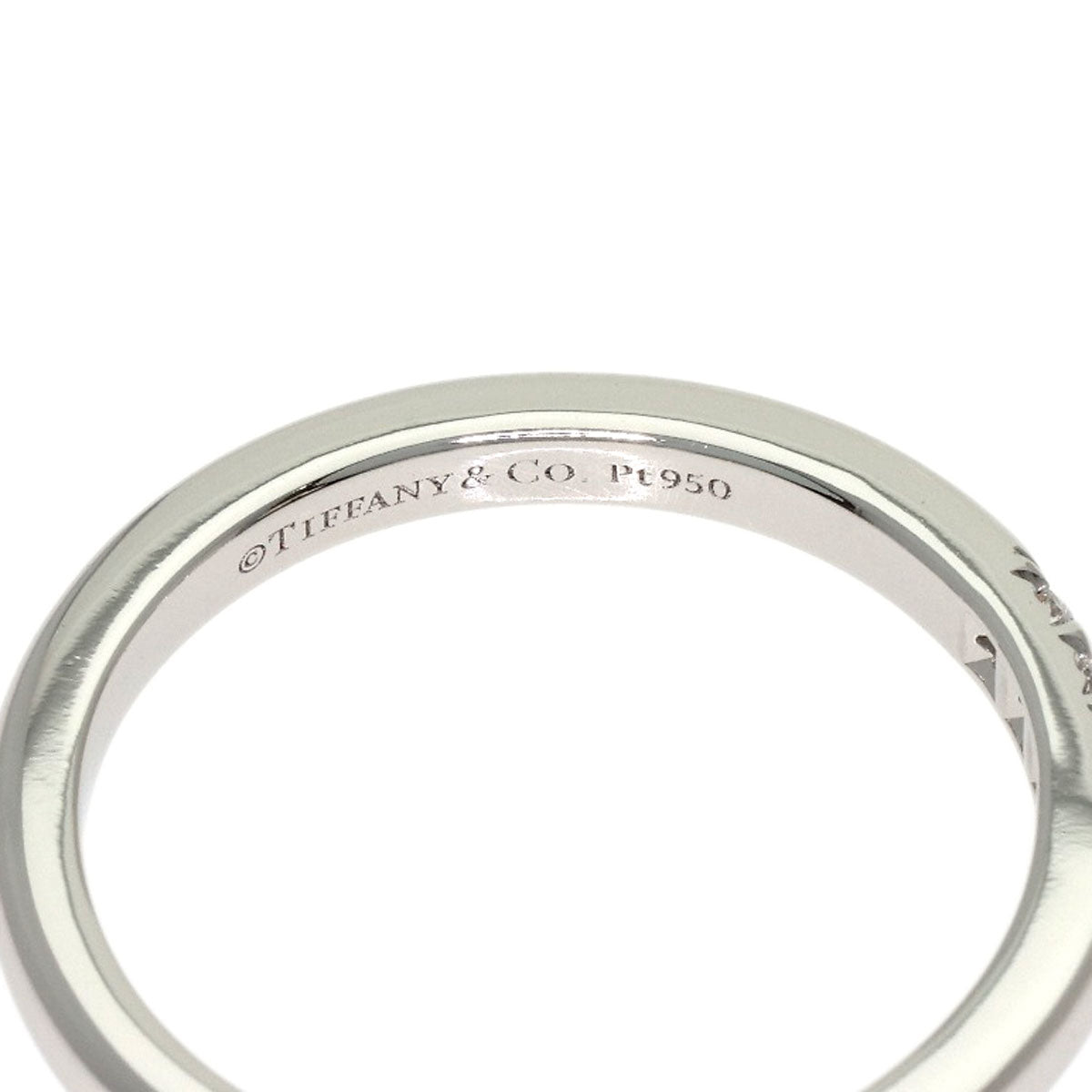 TIFFANY&Co. Forever 3P Diamond Ring Platinum PT950 Ladies [Used]