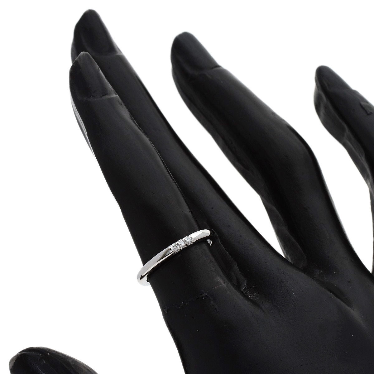 TIFFANY&Co. Forever 3P Diamond Ring Platinum PT950 Ladies [Used]