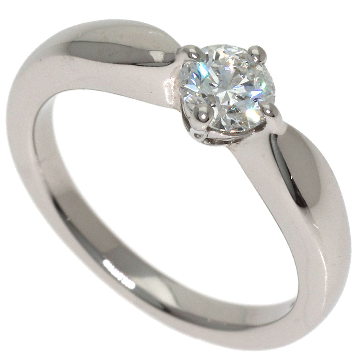 BVLGARI Teddy Carta Diamond Ring Platinum PT950 Ladies [Used]