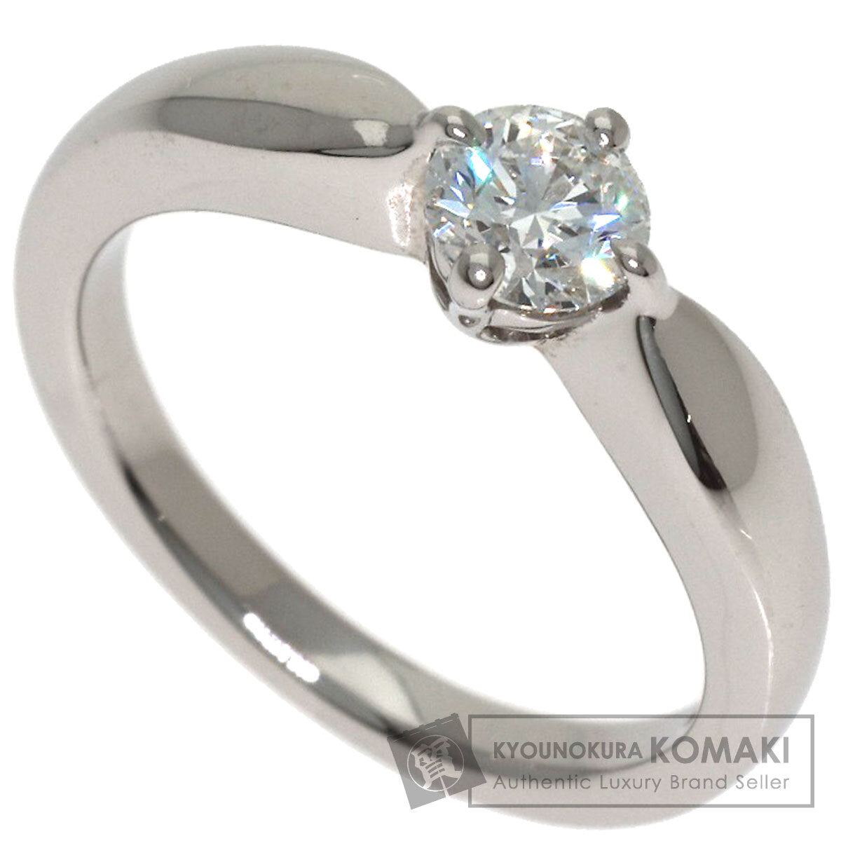 BVLGARI Teddy Carta Diamond Ring Platinum PT950 Ladies [Used]