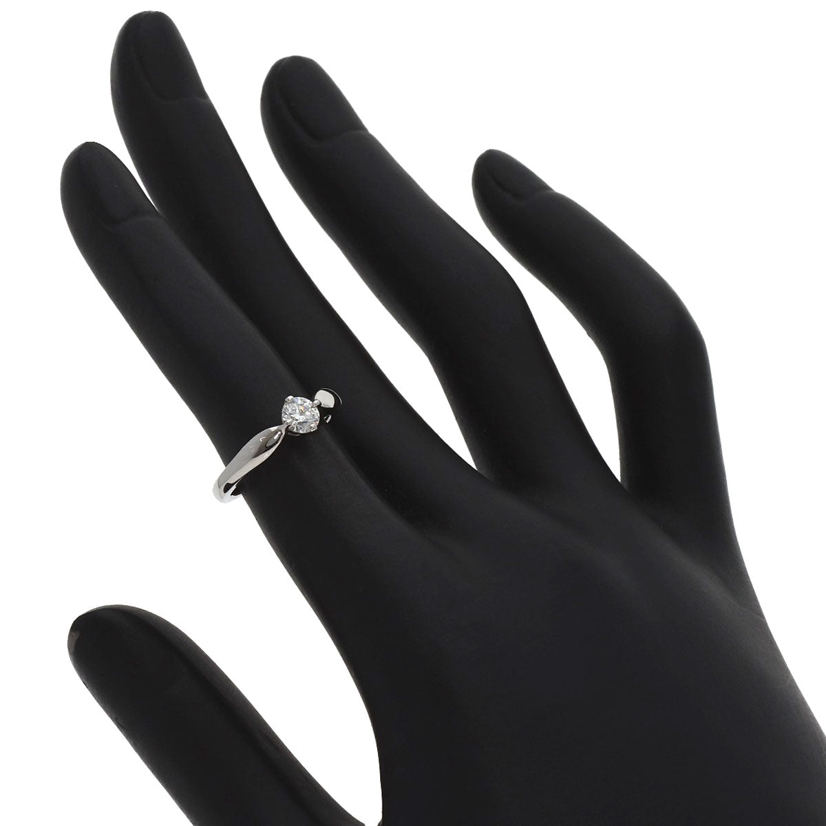 BVLGARI Teddy Carta Diamond Ring Platinum PT950 Ladies [Used]