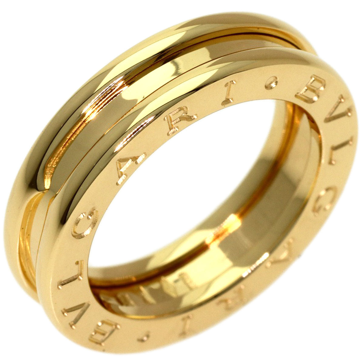 BVLGARI B.zero1 1 band #48 Ring K18 Yellow Gold Ladies [Used]