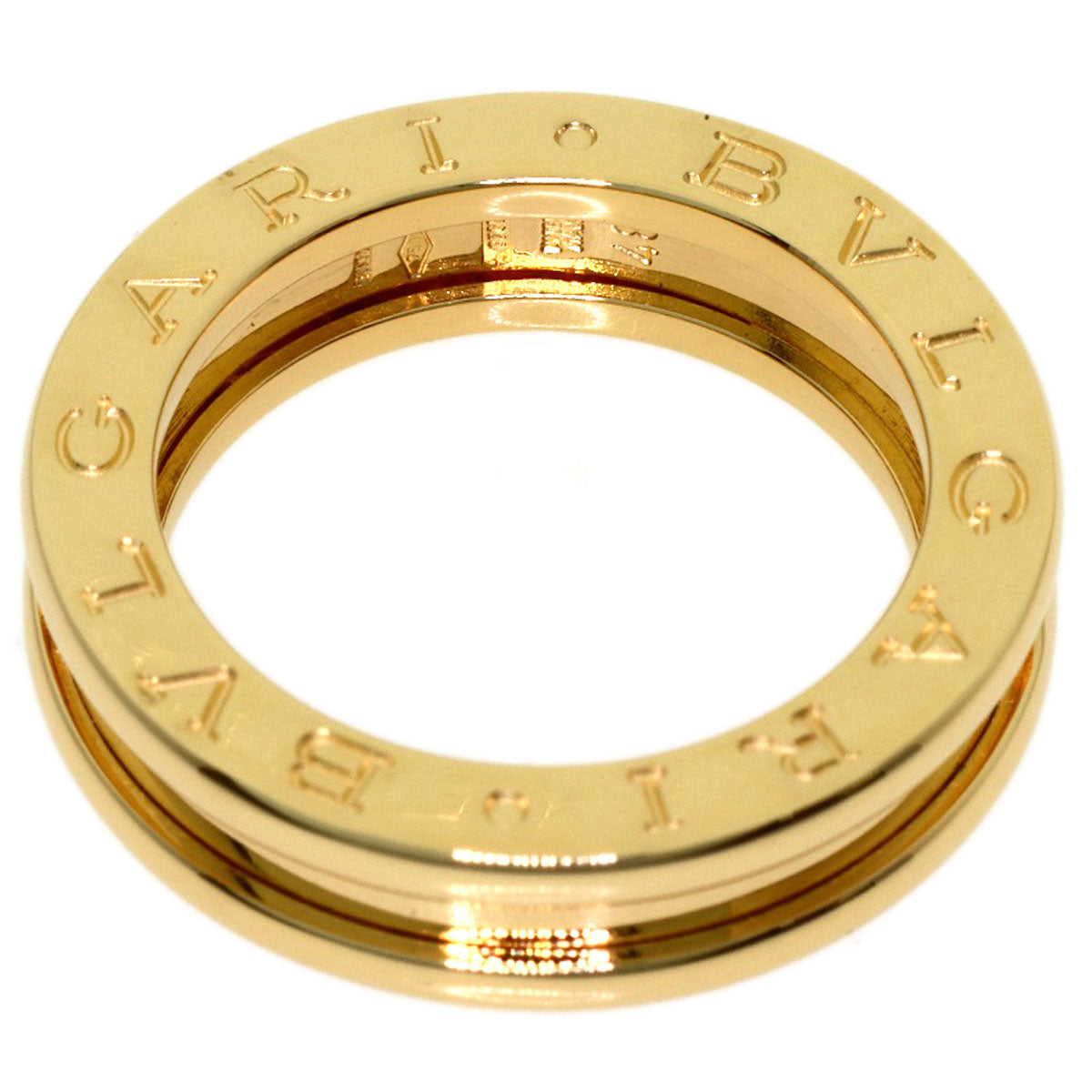 BVLGARI B.zero1 1 band #48 Ring K18 Yellow Gold Ladies [Used]
