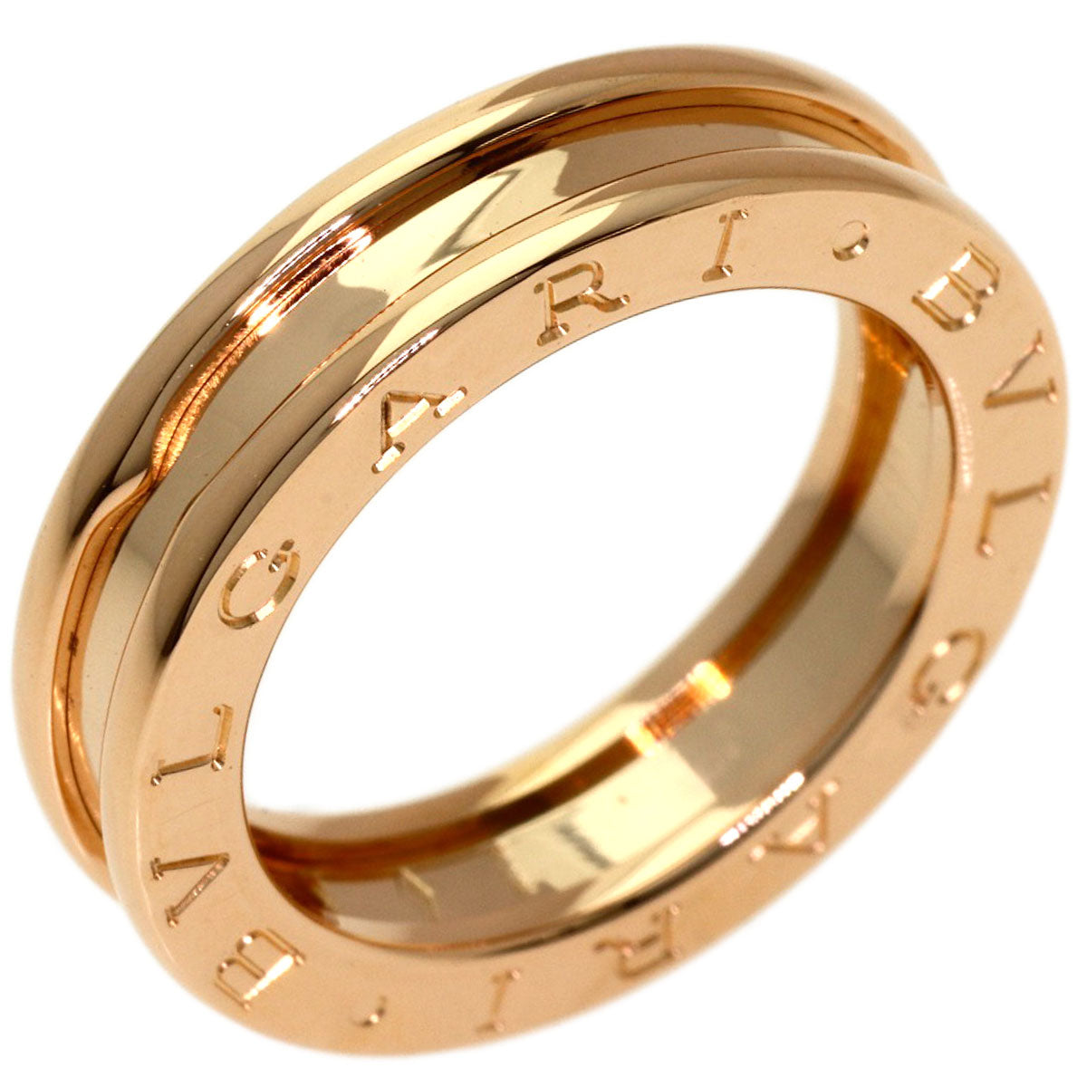 BVLGARI B.zero1 1 band #51 Ring K18 Pink Gold Ladies [Used]