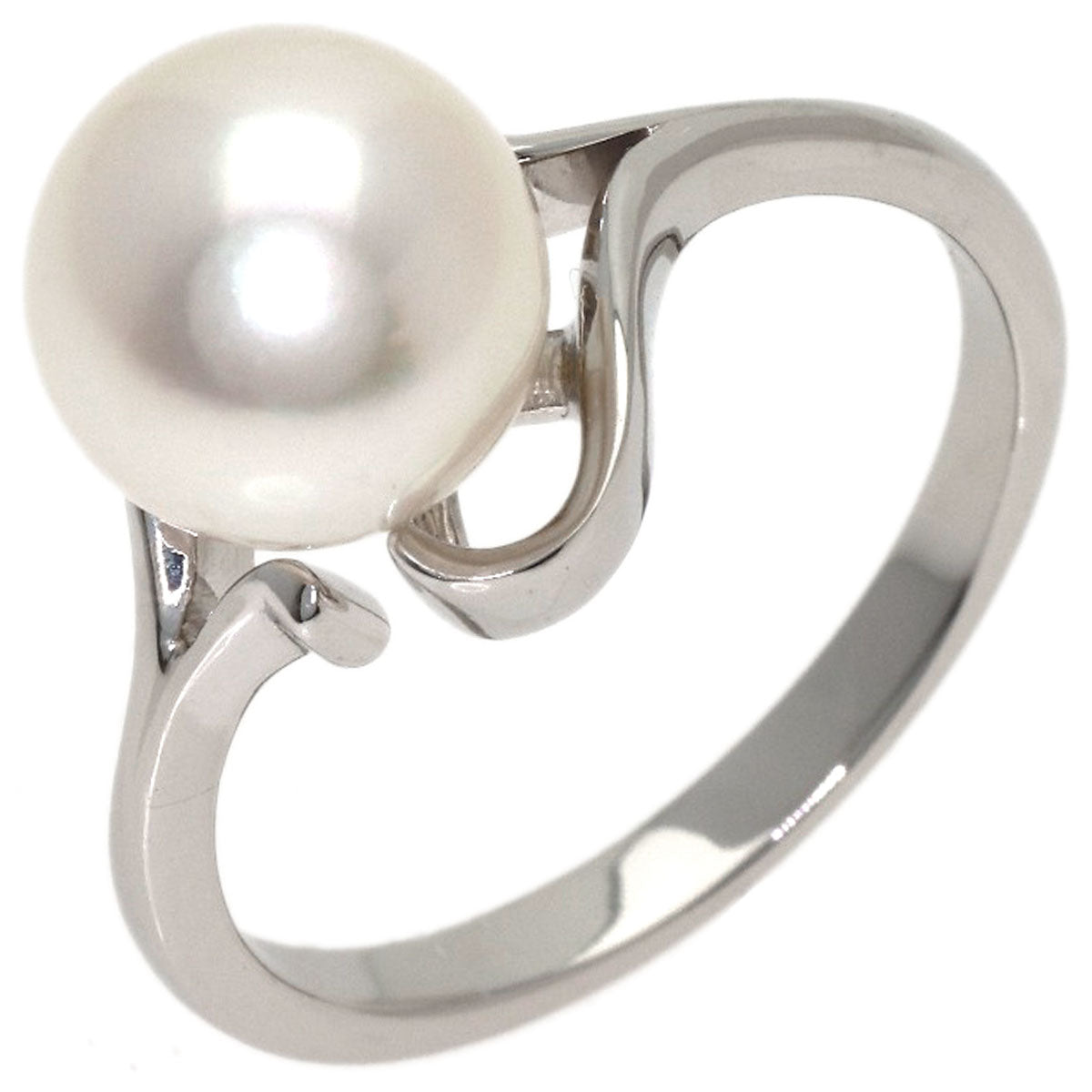 MIKIMOTO Pearl Pearl Ring Platinum PT950 Ladies [Used]