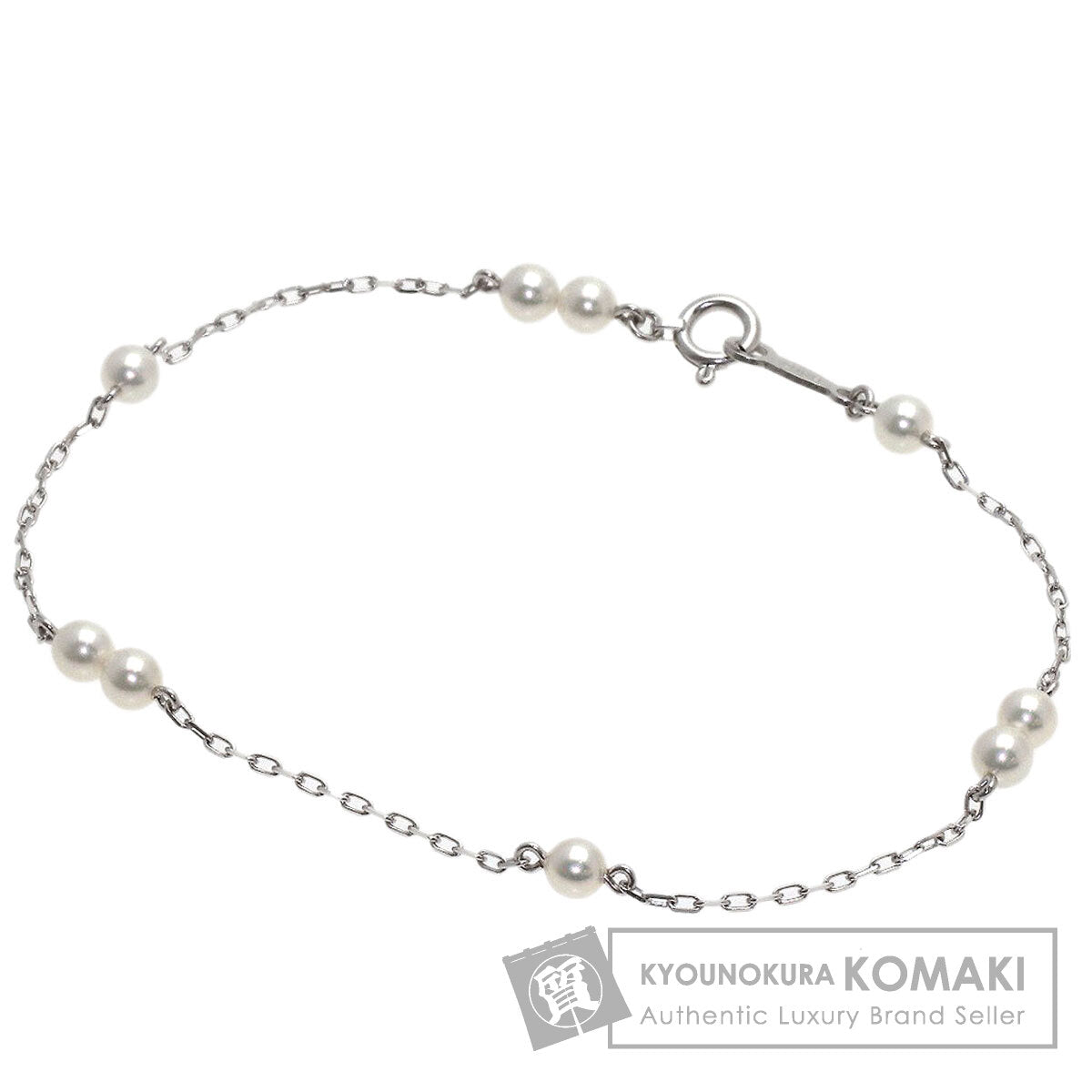 MIKIMOTO Pearl Pearl Bracelet K18 White Gold Ladies [Used]
