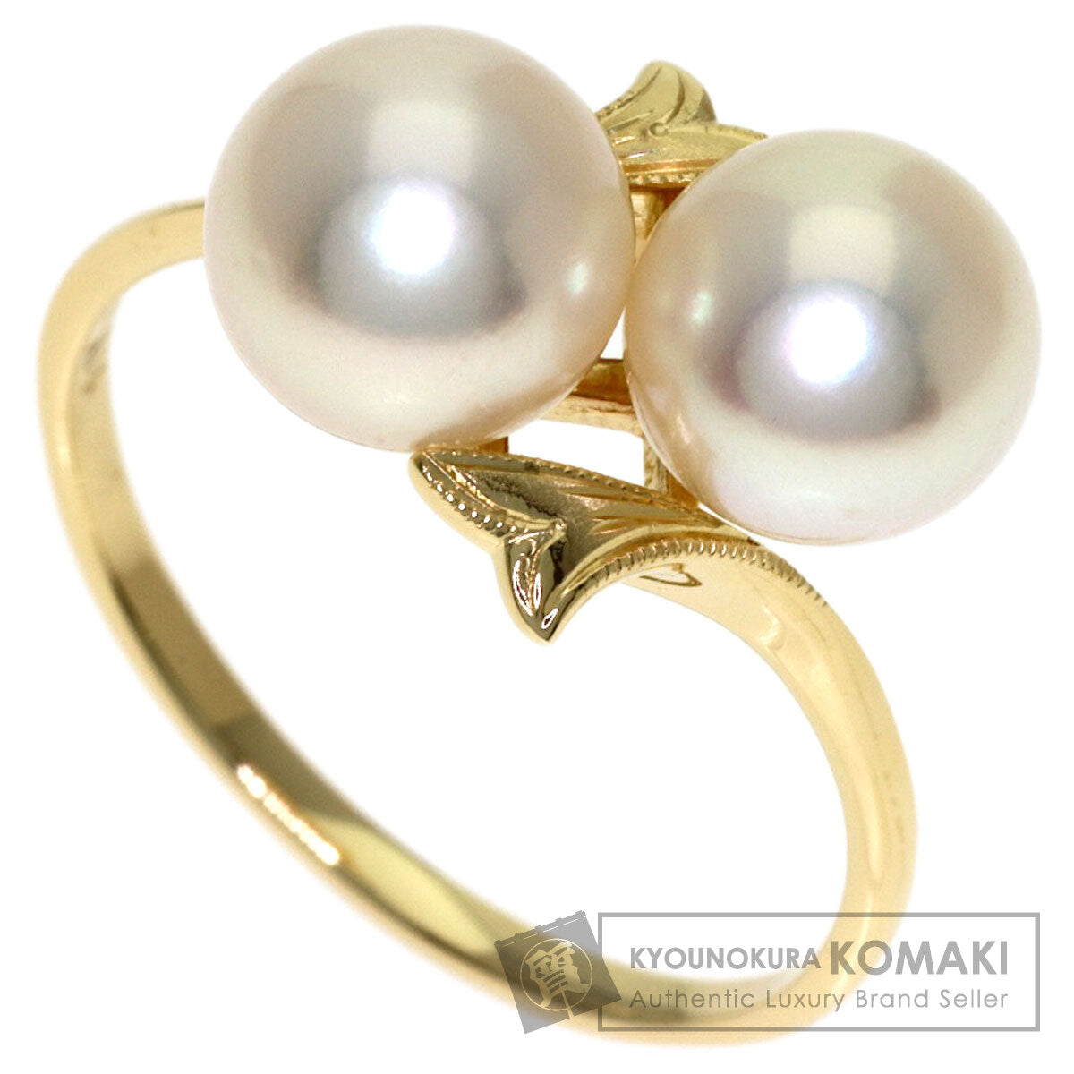 MIKIMOTO Pearl Pearl Ring K14 Yellow Gold Ladies [Used]
