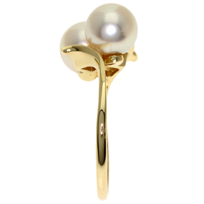 MIKIMOTO Pearl Pearl Ring K14 Yellow Gold Ladies [Used]