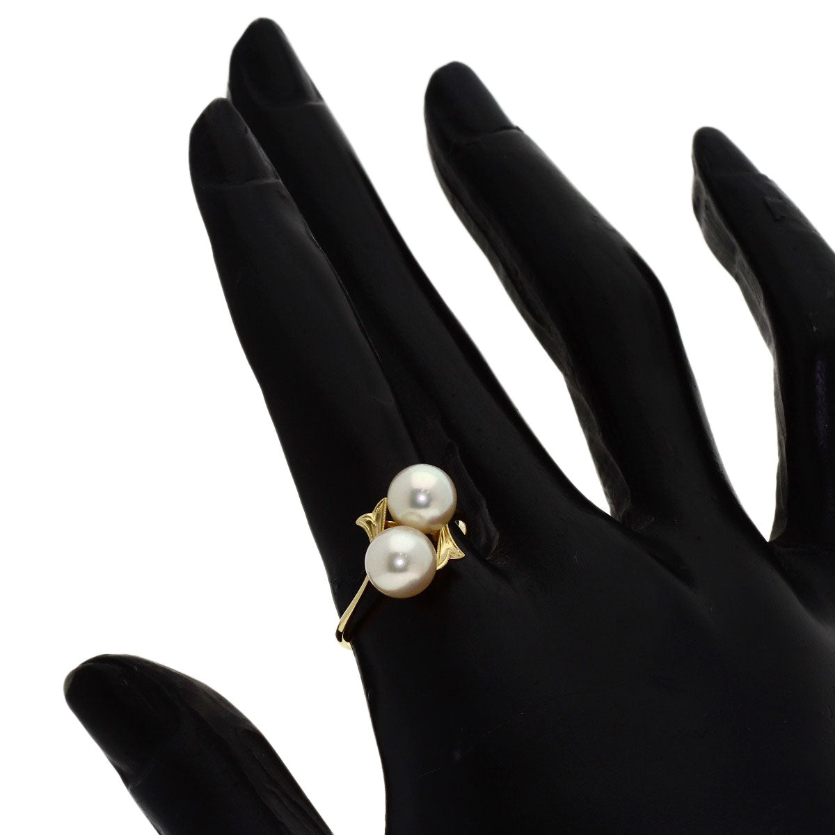 MIKIMOTO Pearl Pearl Ring K14 Yellow Gold Ladies [Used]