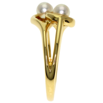 MIKIMOTO Pearl Pearl Ring K18 Yellow Gold Ladies [Used]
